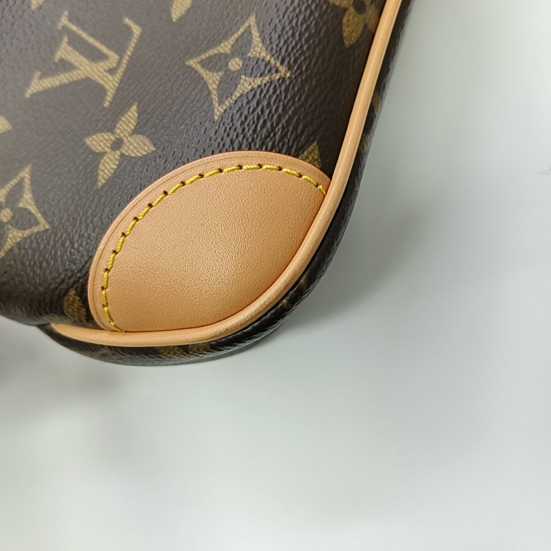 BOULOGNE Nano Monogram Coated Canvas Brown