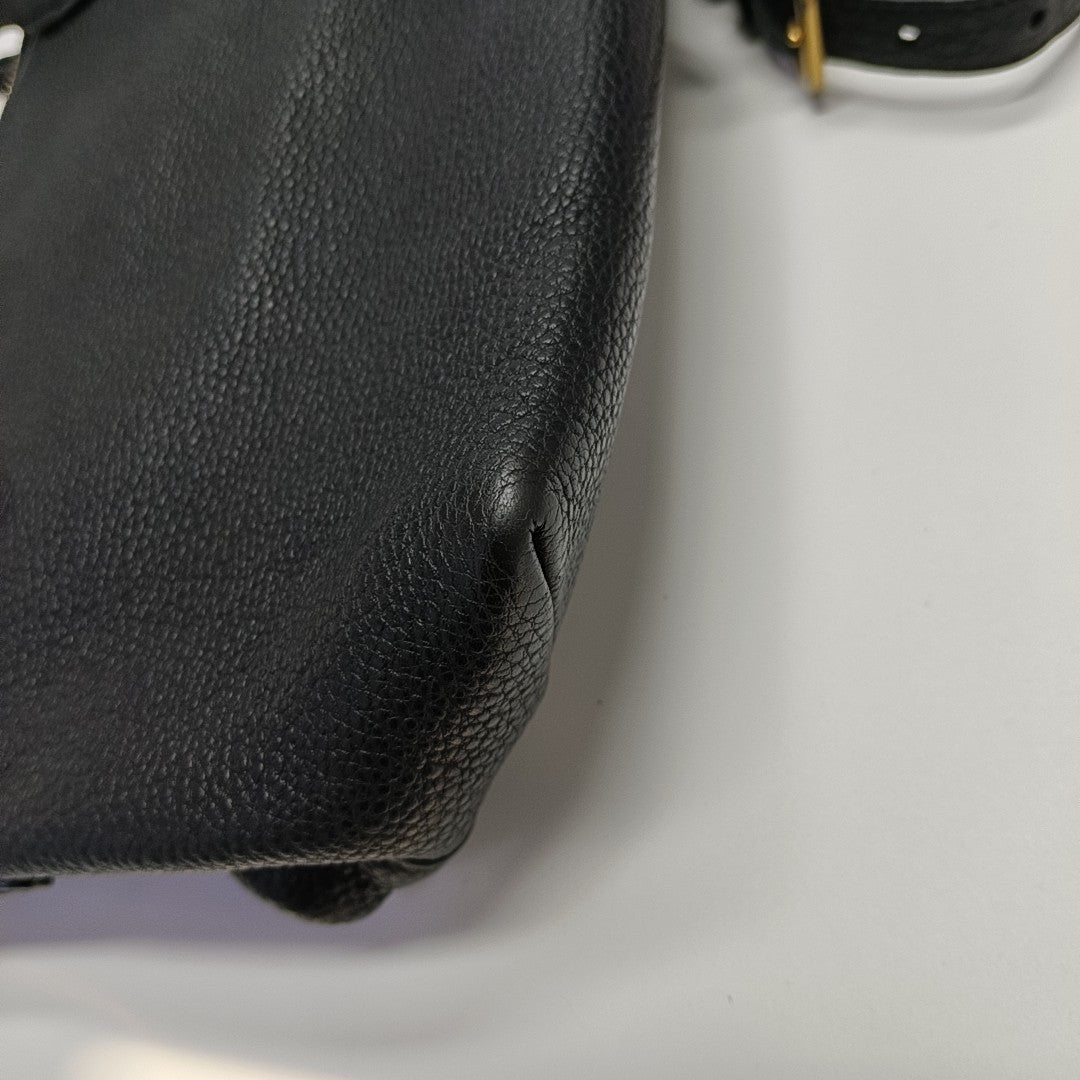 Calfskin Tote Bag Large Black