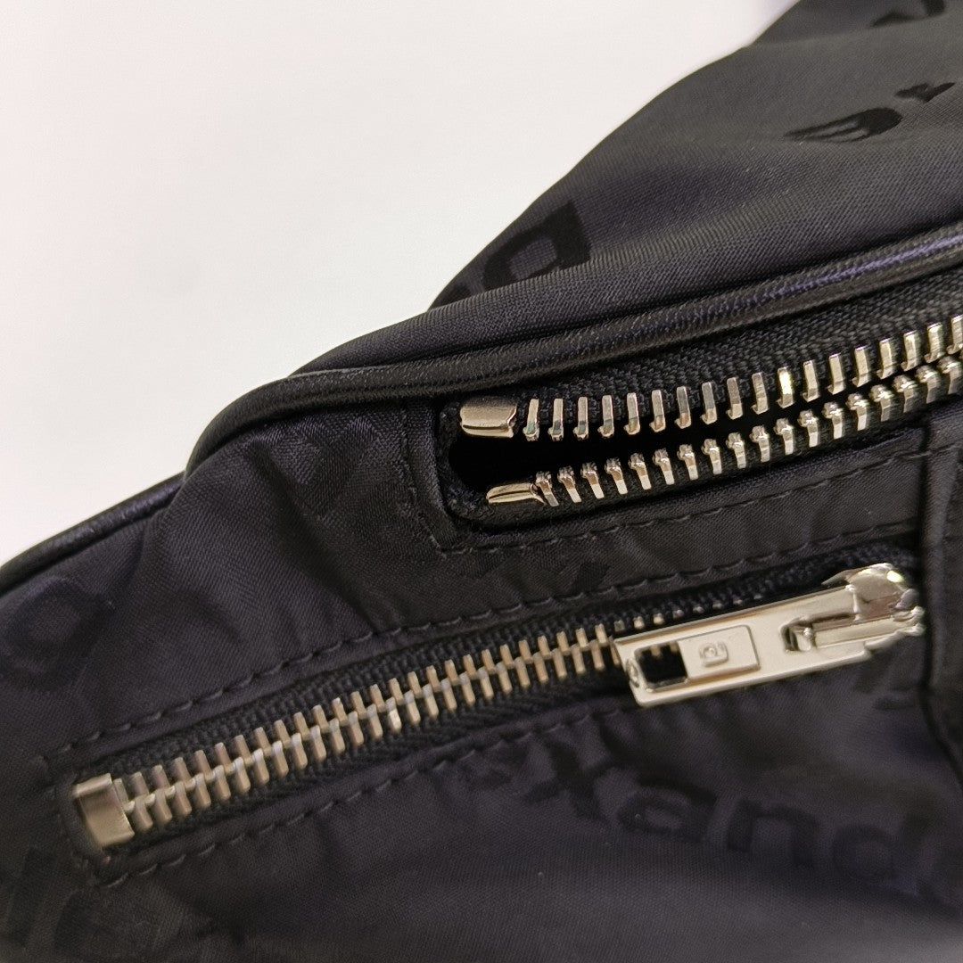 Fabric Belt Bag Black