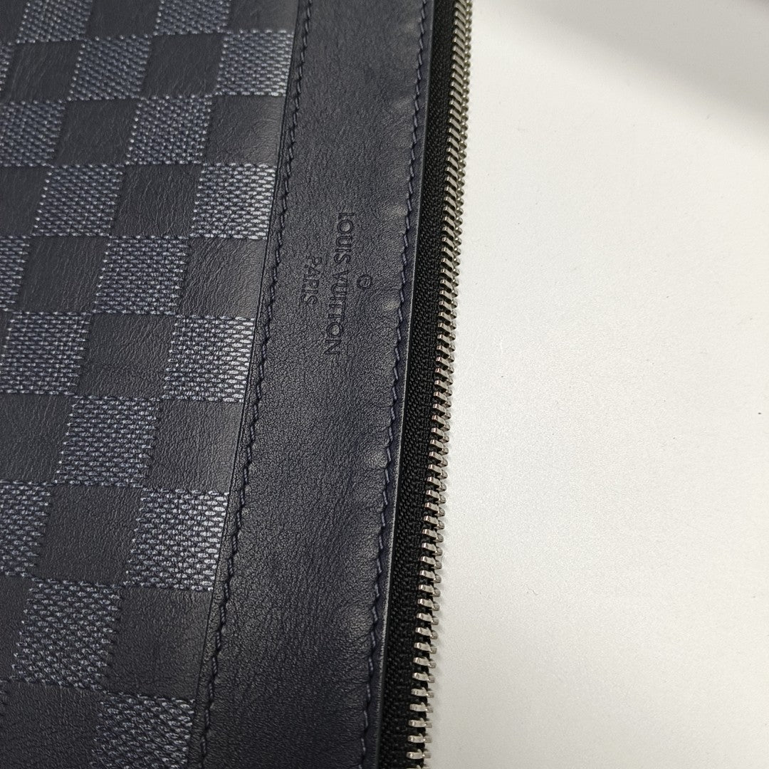 DISCOVERY GM Damier Calfskin Blue