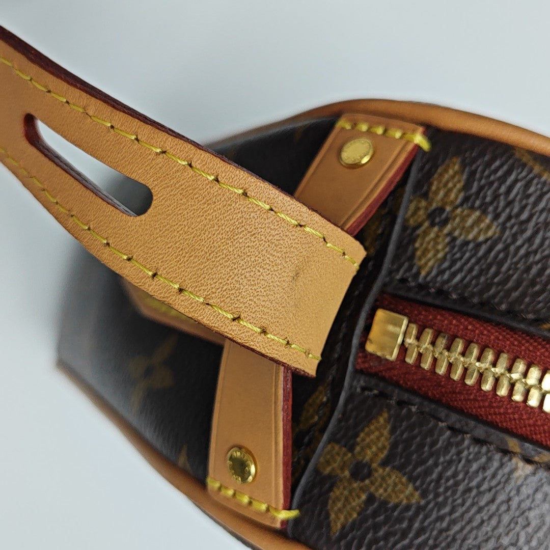 GAME ON Monogram Coated Canvas Brown