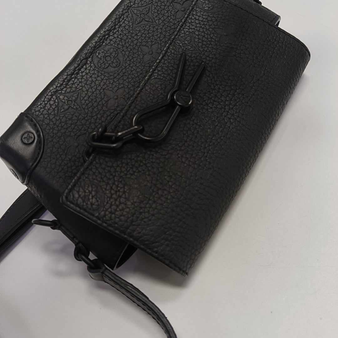 SOFT TRUNK Mini Monogram Calfskin Black