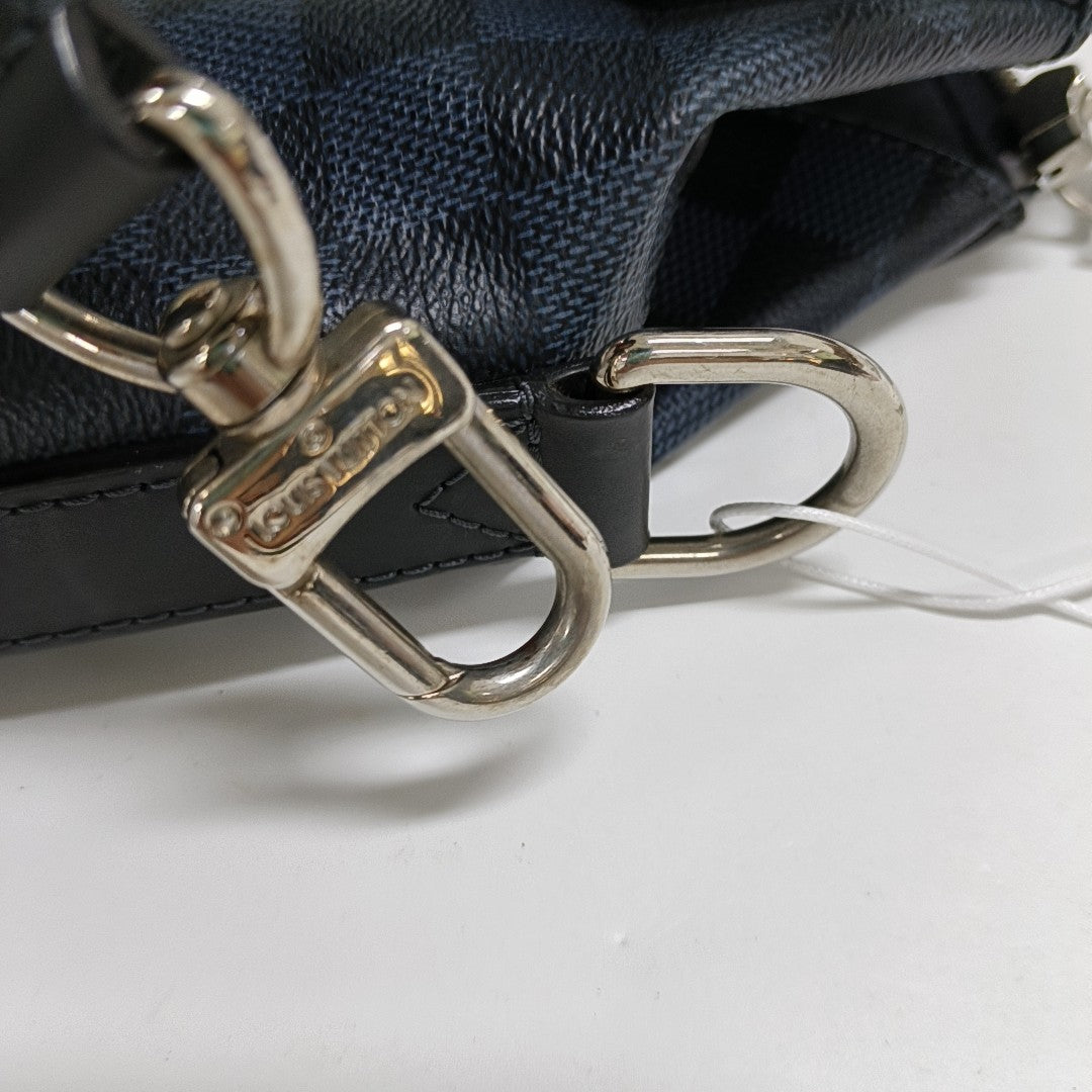 GREENWICH Damier Coated Canvas Blue