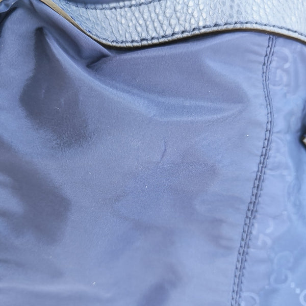 Monogram Nylon Backpack Blue