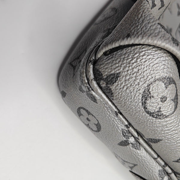 TRIO Monogram Calfskin Gray