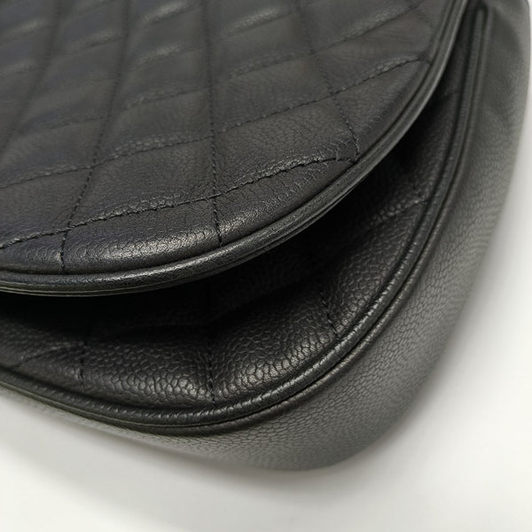 Caviar Quilted Grained Calfskin Black