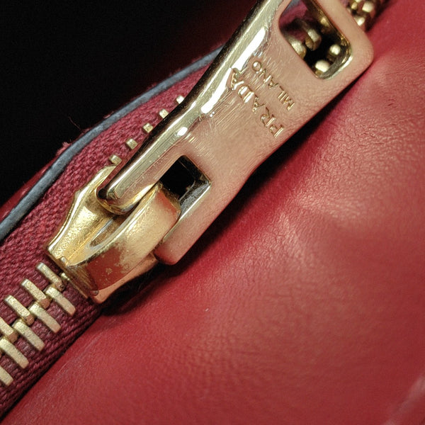 Monochrome Calfskin Red