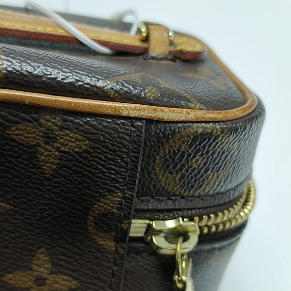 NICE Super Mini Monogram Coated Canvas Brown