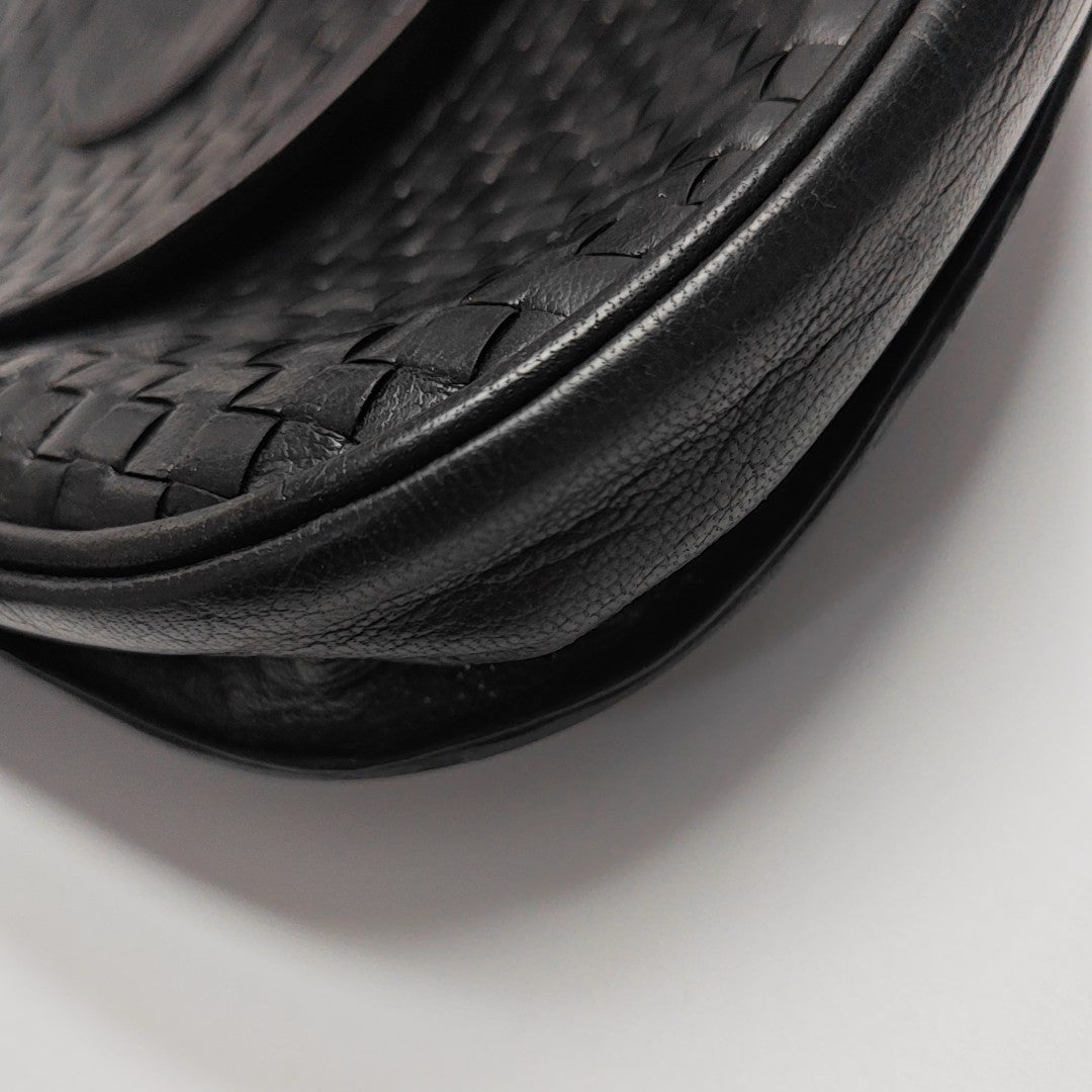 Calfskin Shoulder Bag Black