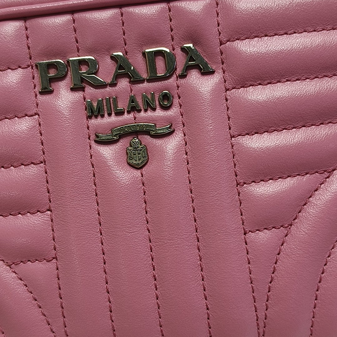 Diagramme Quilted Calfskin Pink