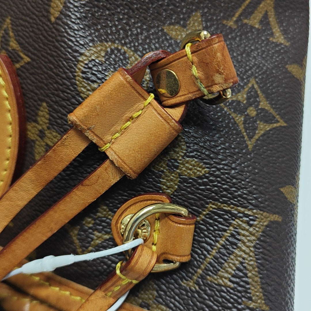 NEVERFULL PM Monogram Coated Canvas Brown