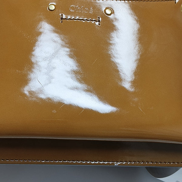 Roy Patent Leather Brown