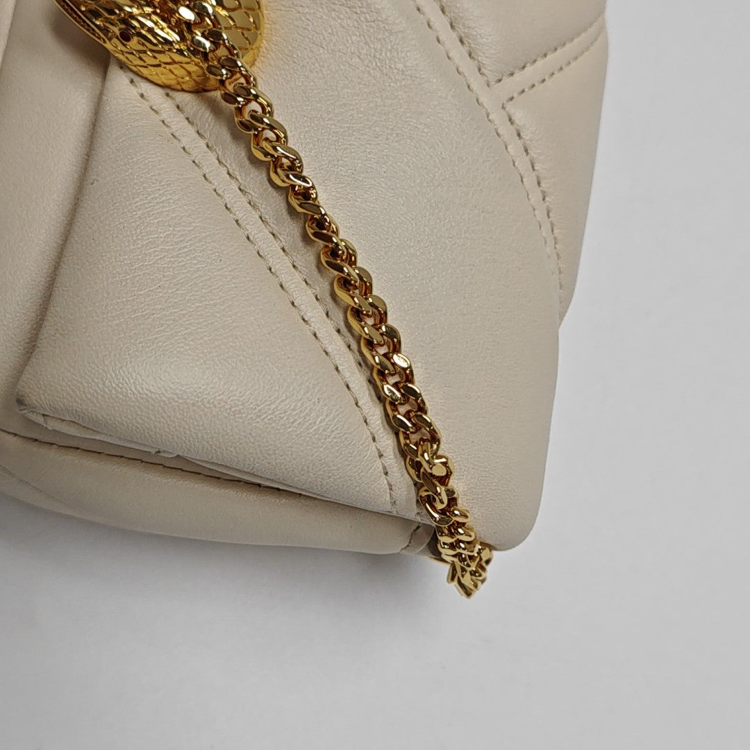 SERPENTI CABOCHON Quilted Calfskin Beige