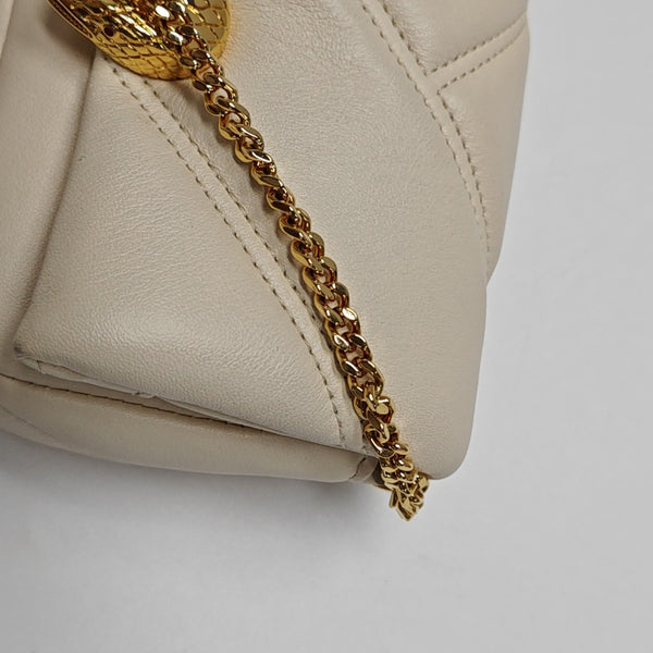 SERPENTI CABOCHON Quilted Calfskin Beige