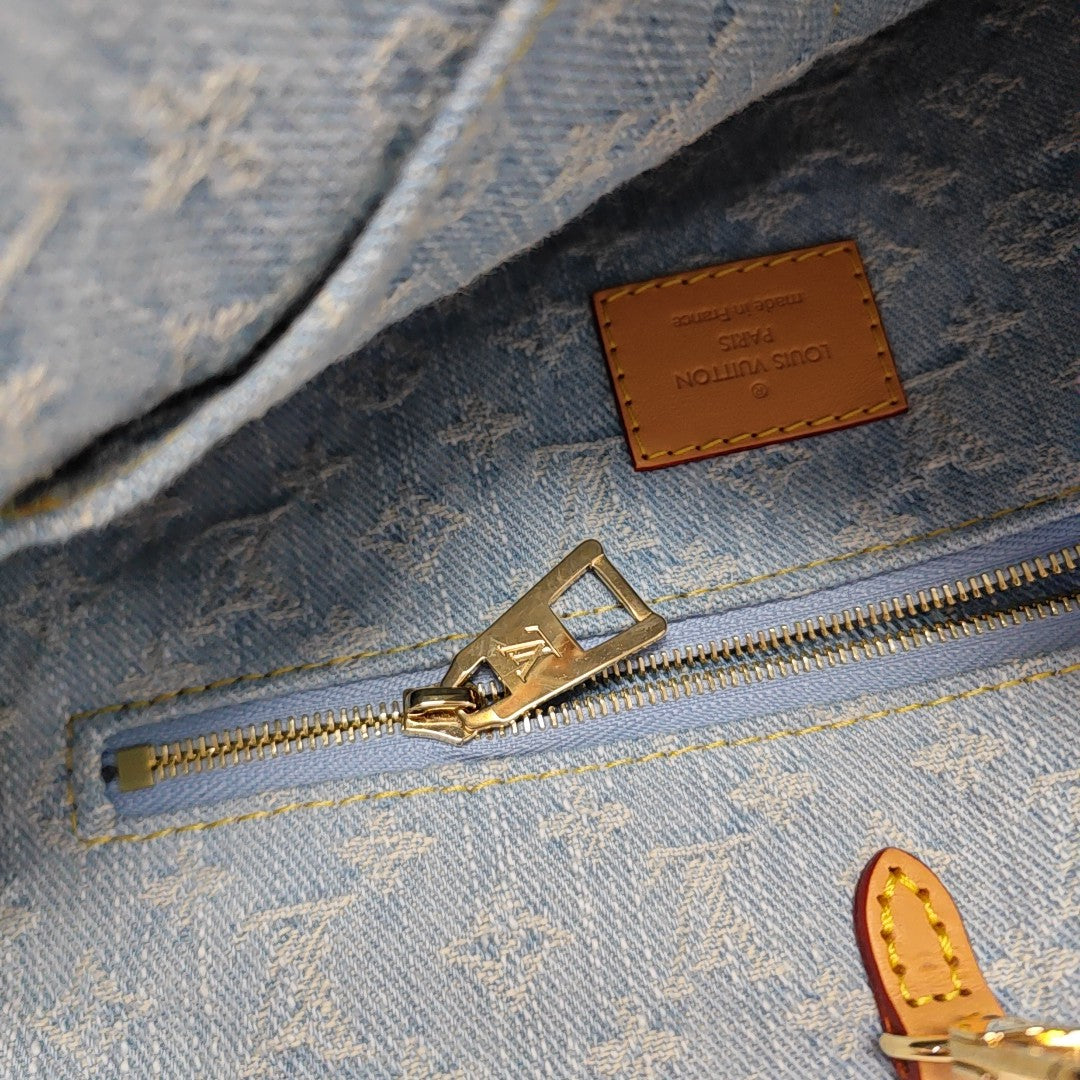 ONTHEGO PM Monogram Denim Blue