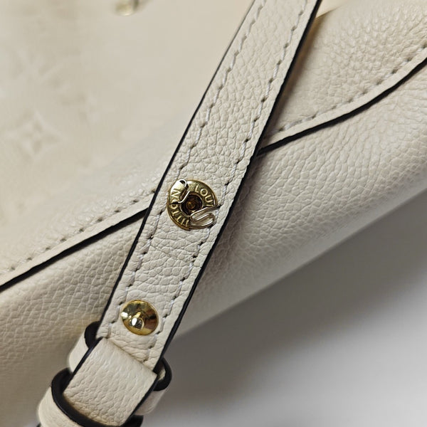 NÉONOÉ MM Monogram Calfskin White