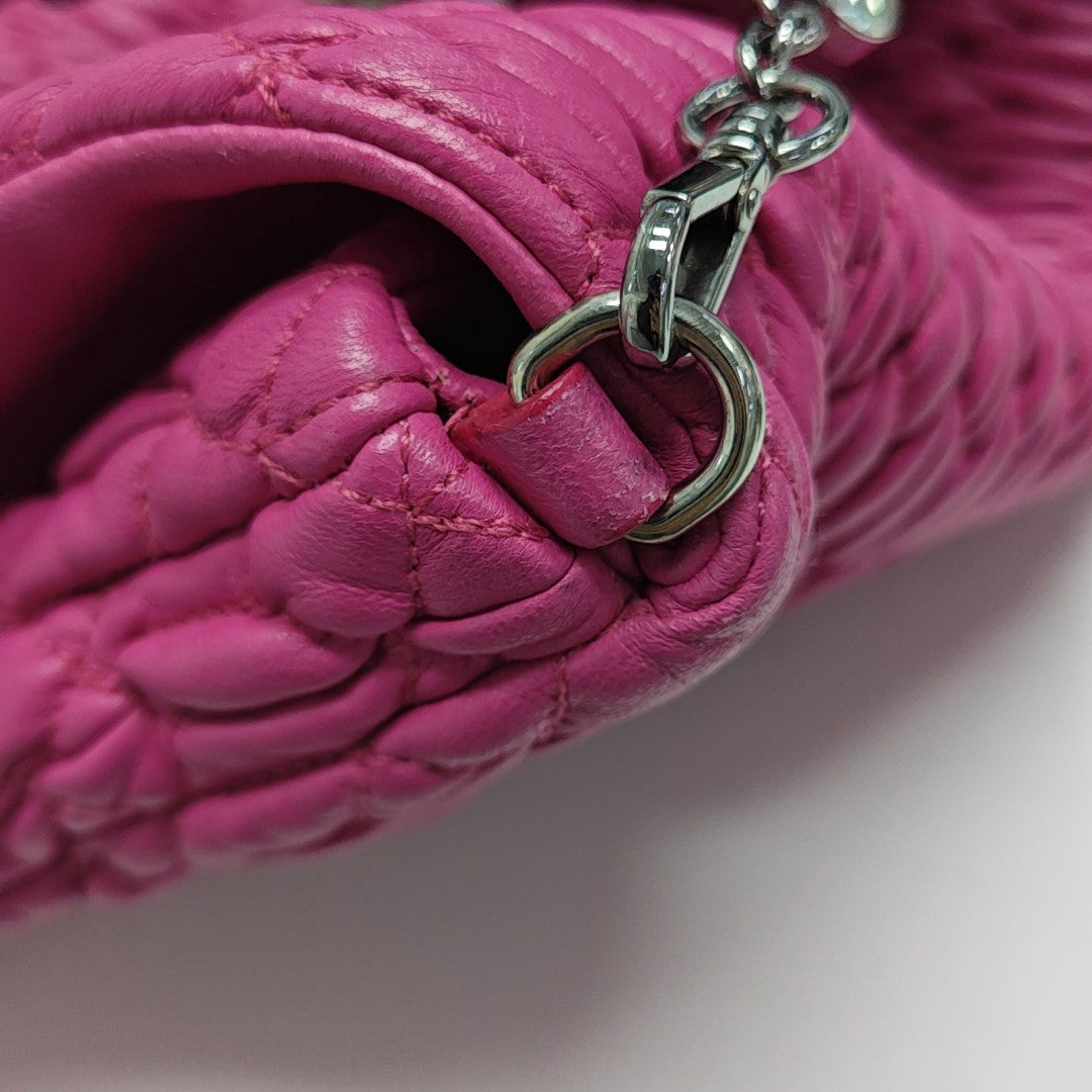 Crystal Quilted Lambskin Red