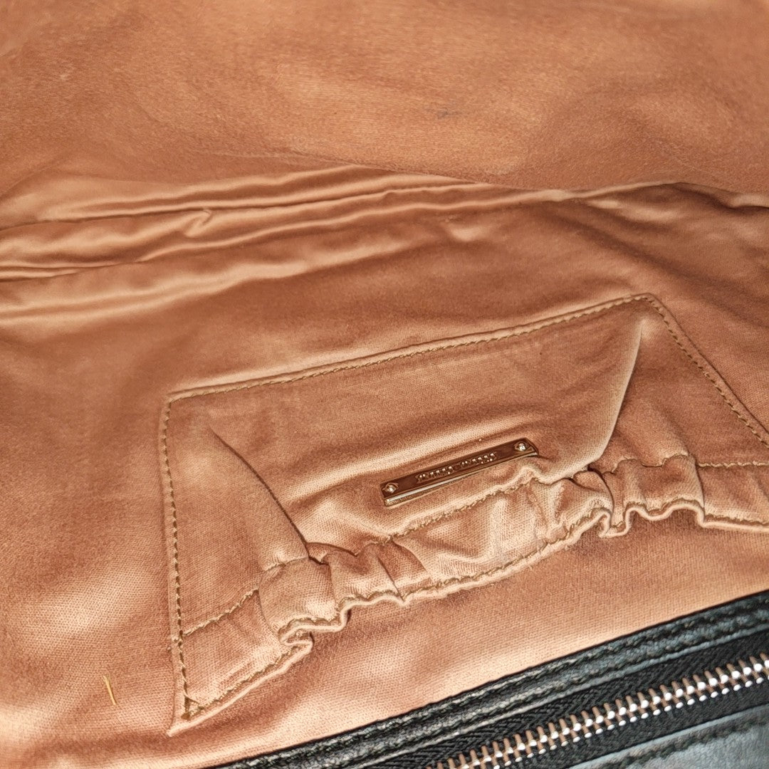 Crystal Lambskin Black