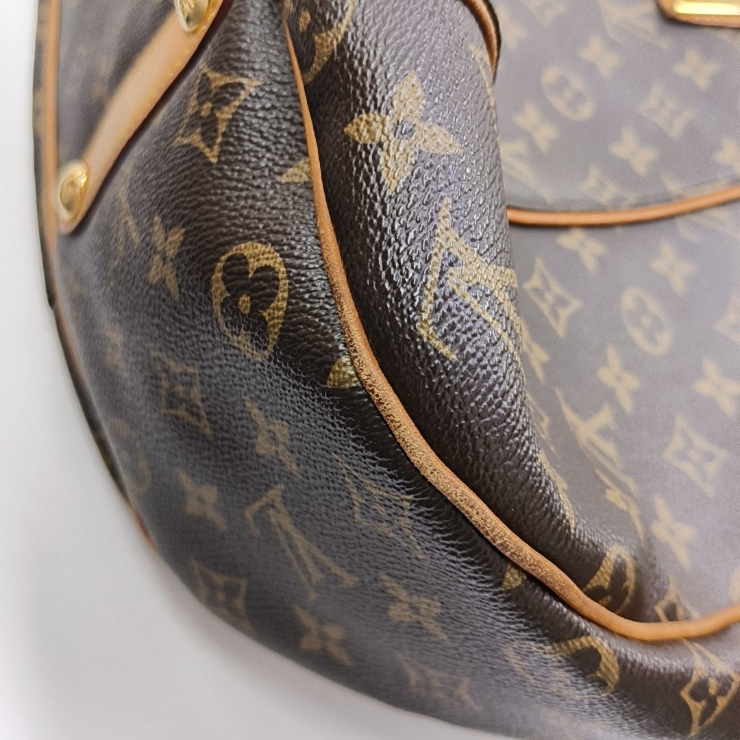 GALLIERA GM Monogram Coated Canvas Brown
