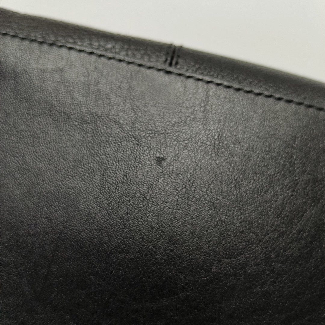 Calfskin Shoulder Bag Black