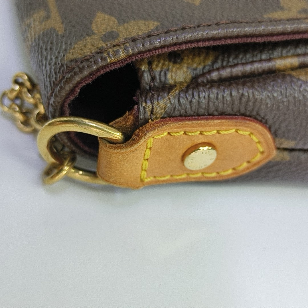FAVORITE PM Monogram Coated Canvas Brown