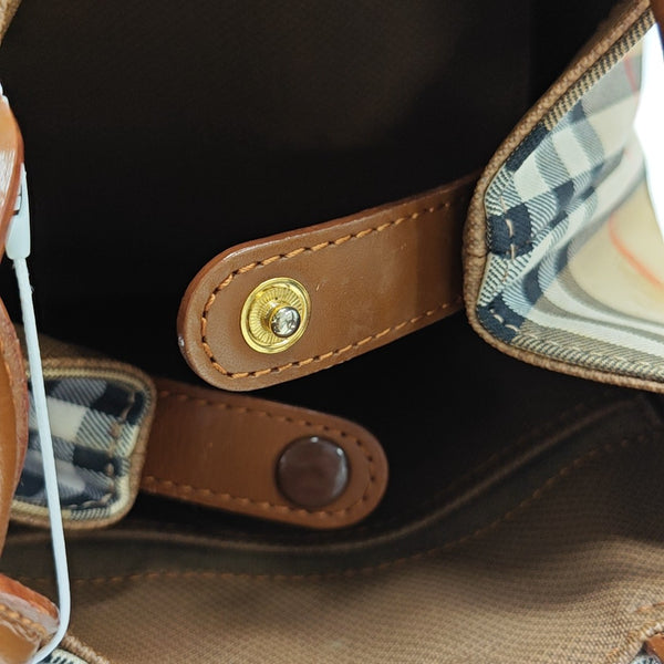Canvas Bucket Bag Beige