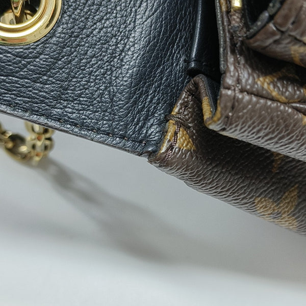 MARCEAU Monogram Coated Canvas Brown