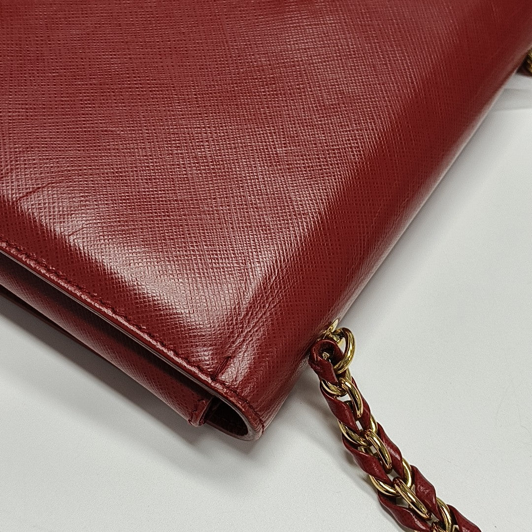 Ginny Calfskin Red