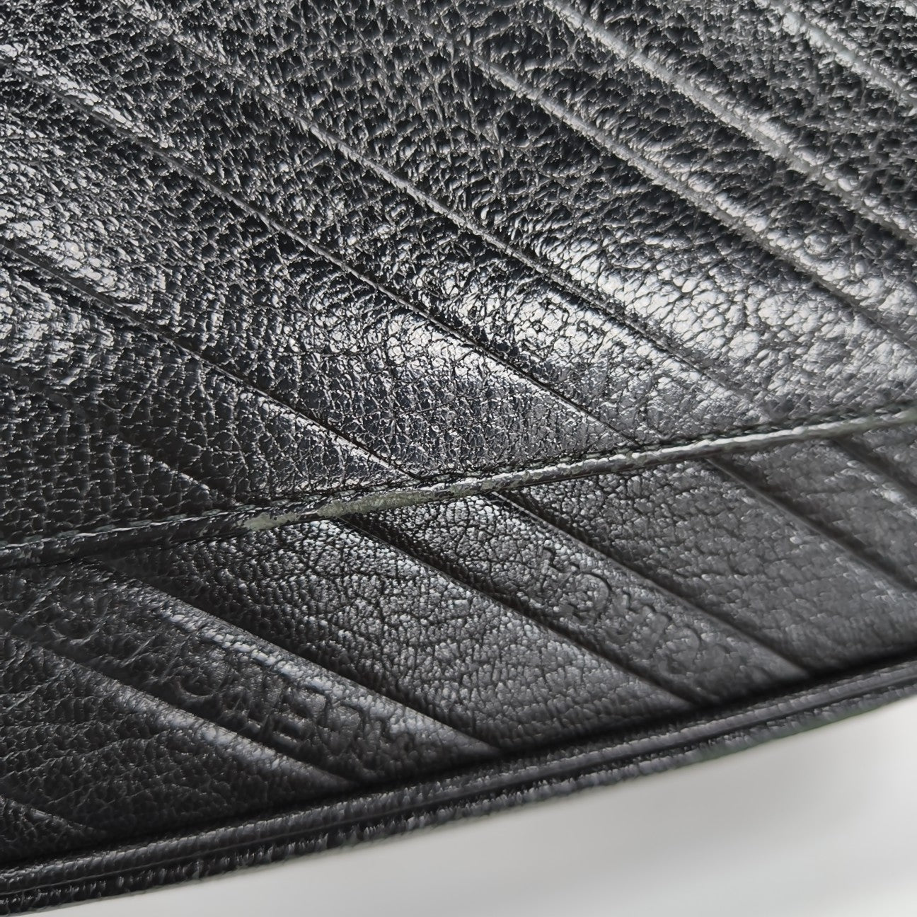BB Quilted Calfskin Black