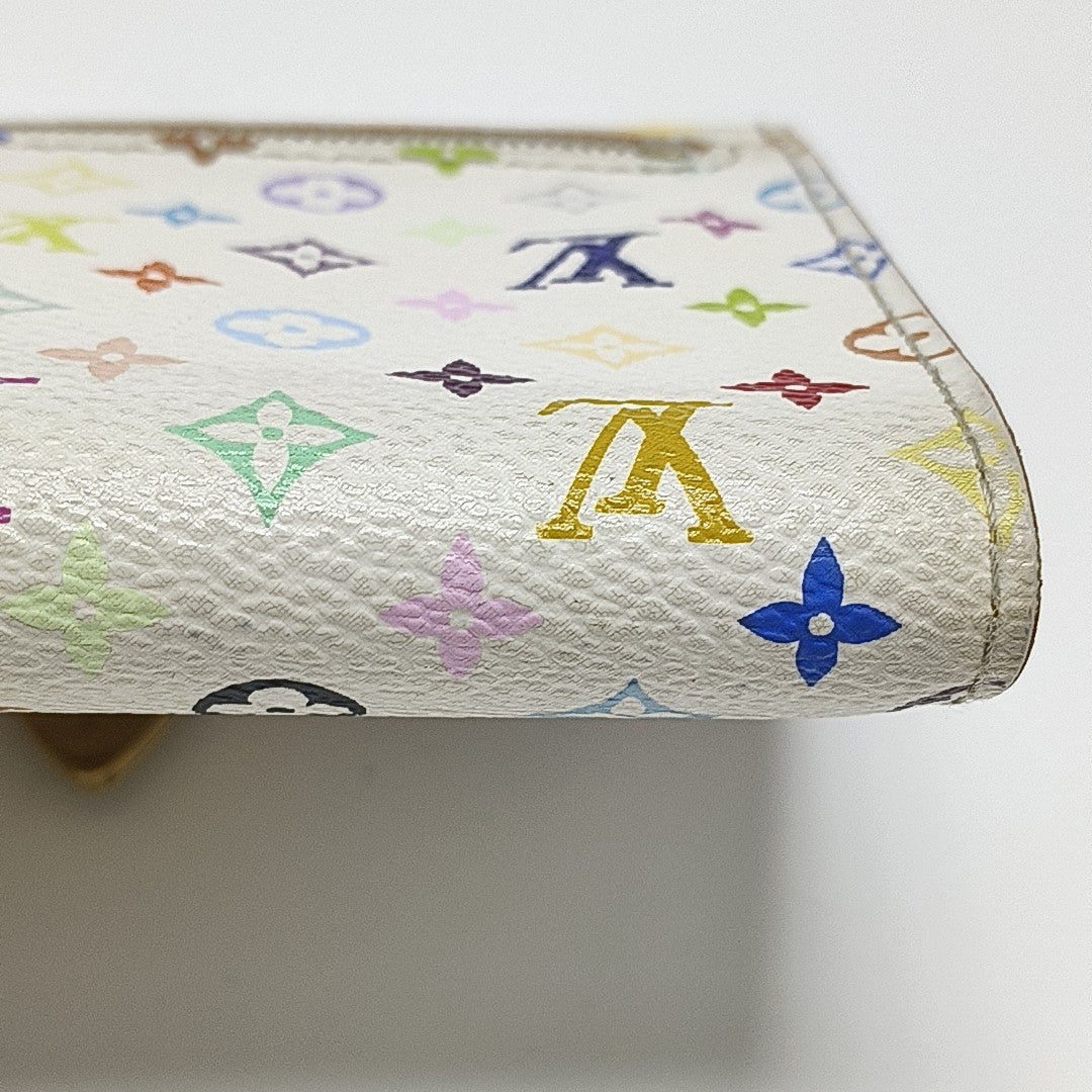 LV × TM KOALA Monogram Coated Canvas White Wallet