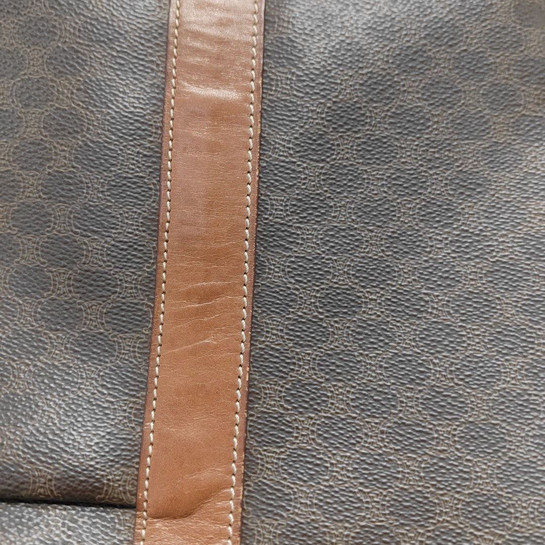 MACADAM SHOPPING BAG Coated Canvas Brown