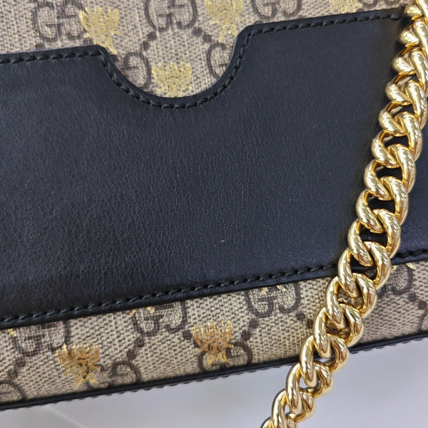 Padlock Small Monogram Coated Canvas Beige