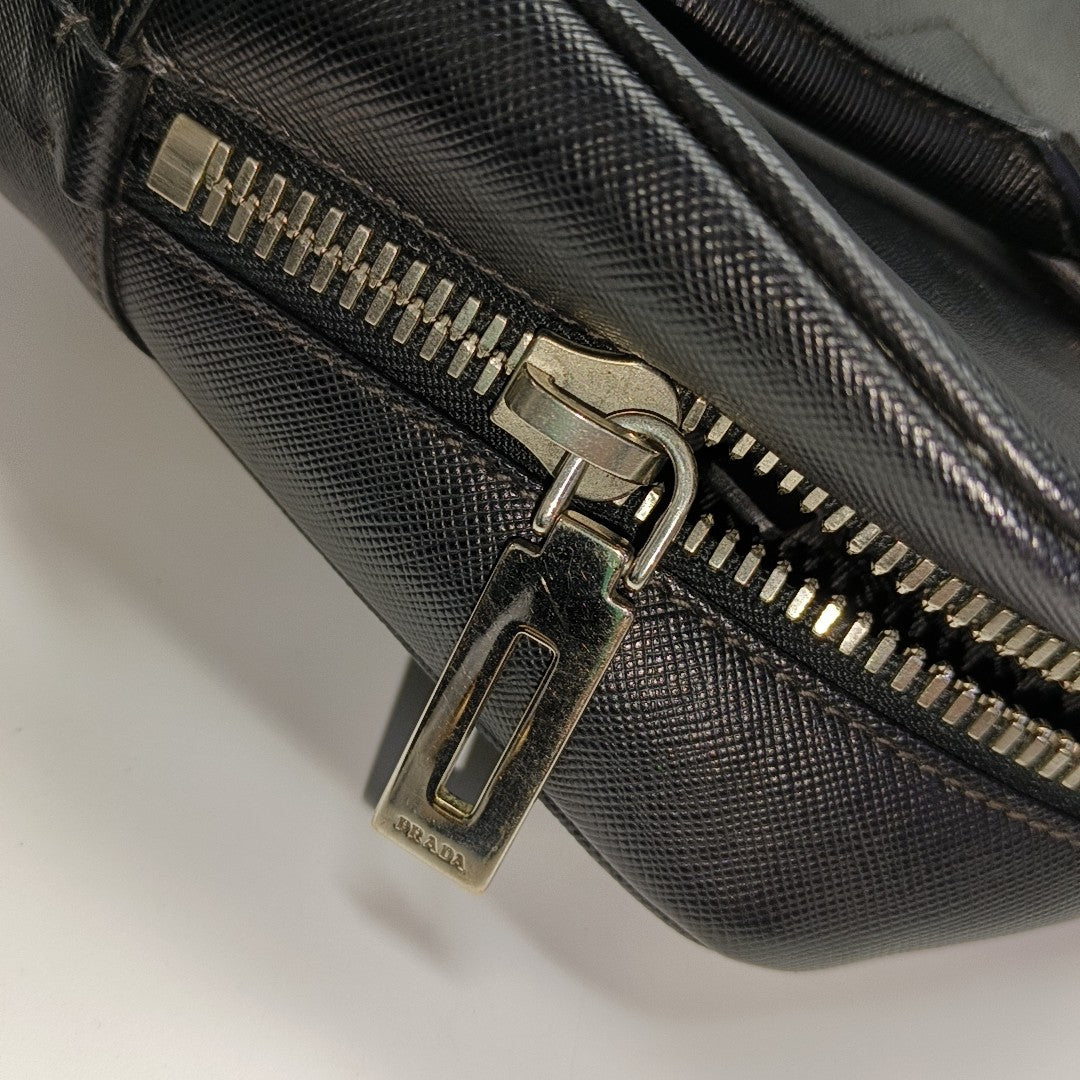Bauletto Saffiano Saffiano Calfskin Black