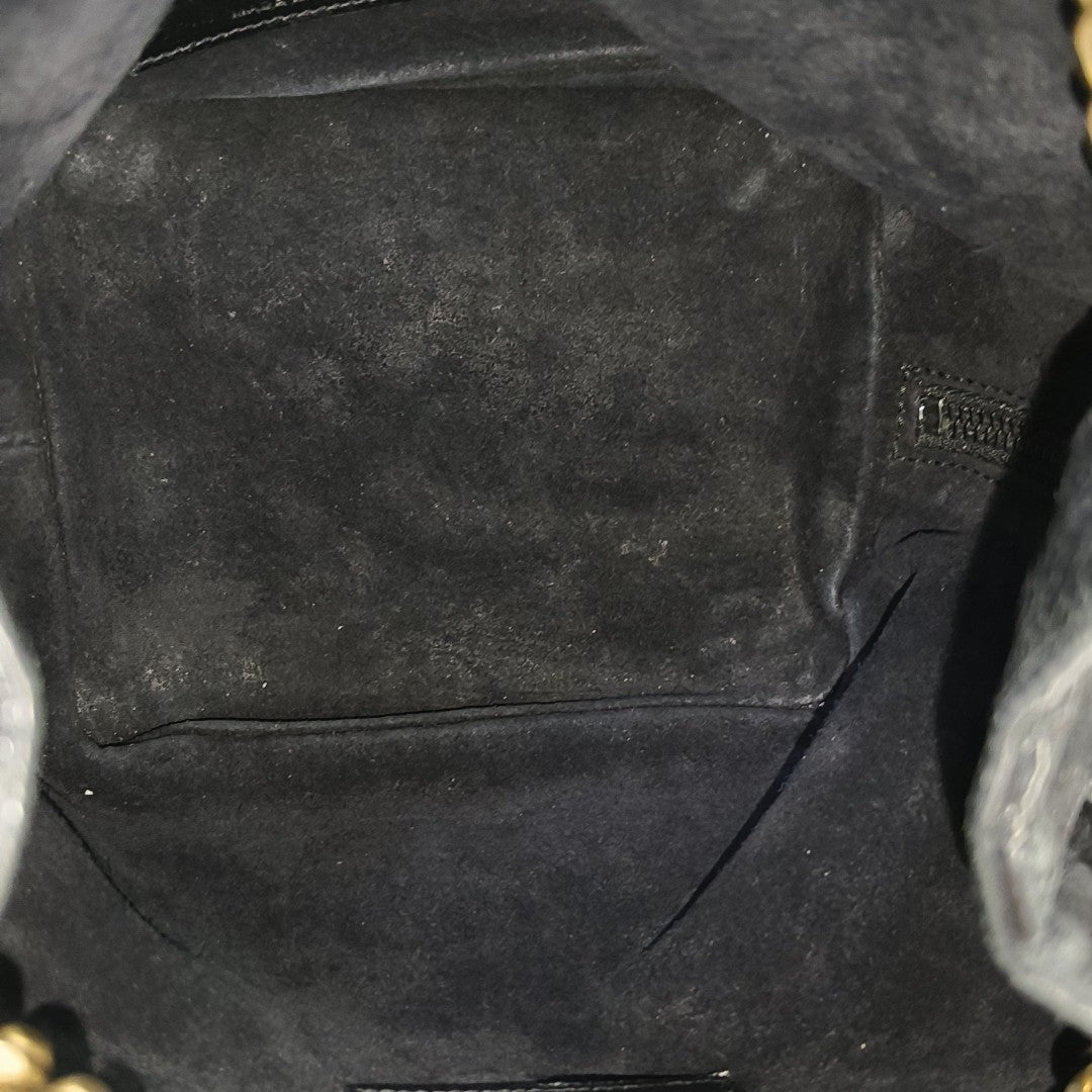 Calfskin Shoulder Bag Black