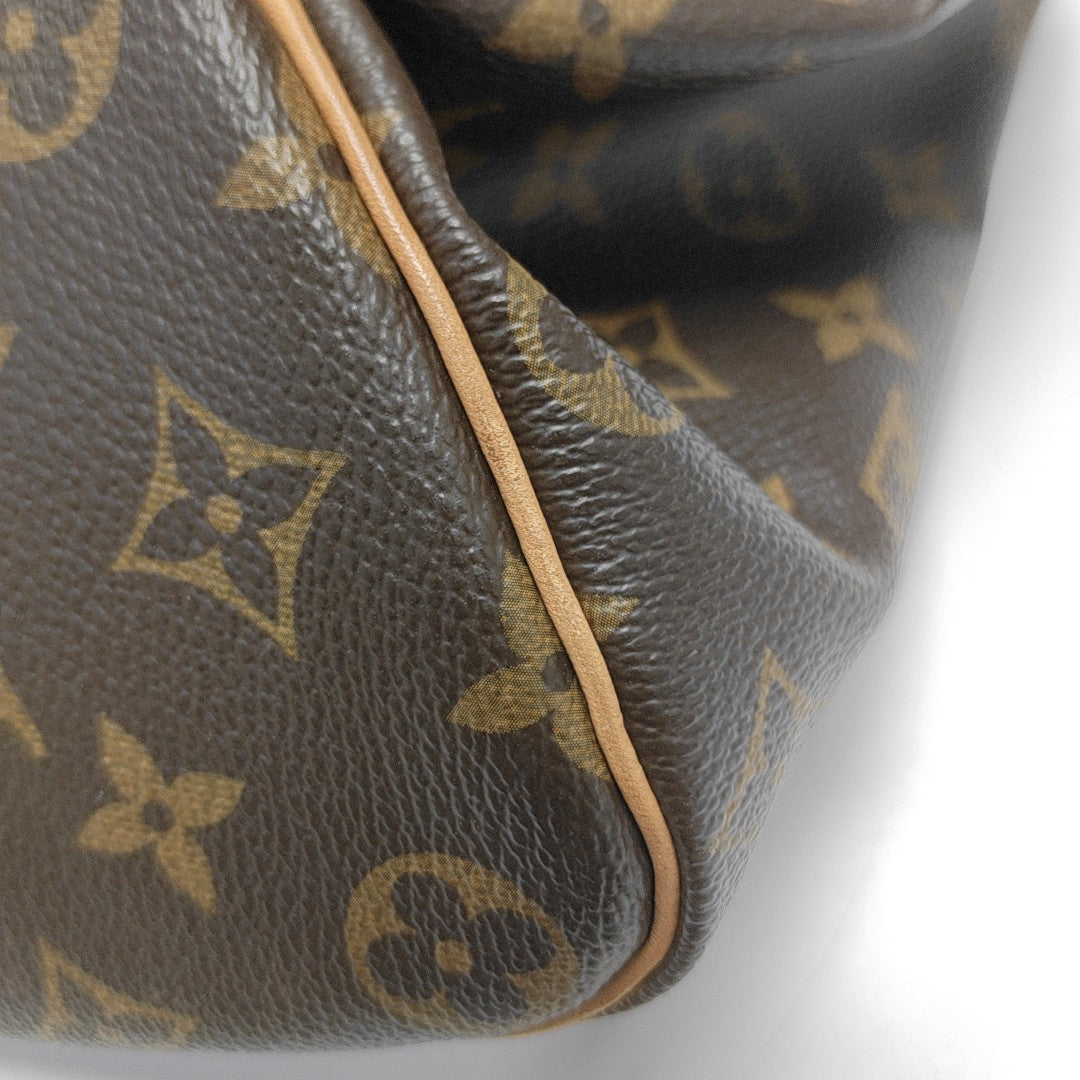 SPEEDY 35 Monogram Coated Canvas Brown