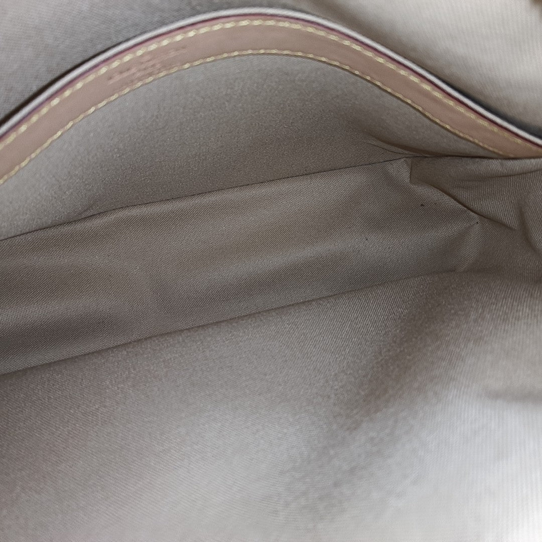 NAVIGLIO Damier Azur Coated Canvas White