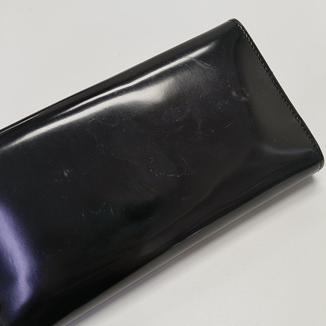 Interlocking G Small Calfskin Black Wallet