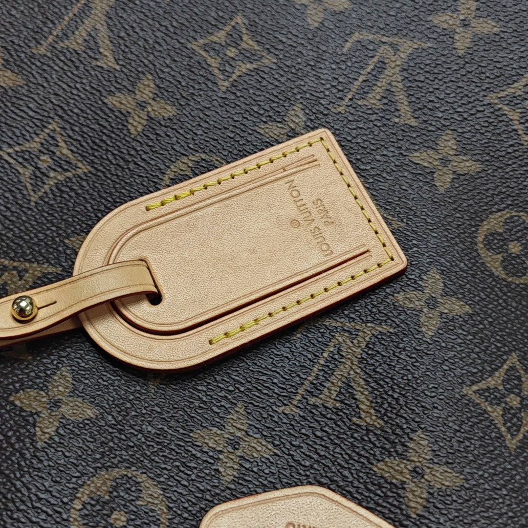 GRACEFUL TPM Monogram Coated Canvas Brown