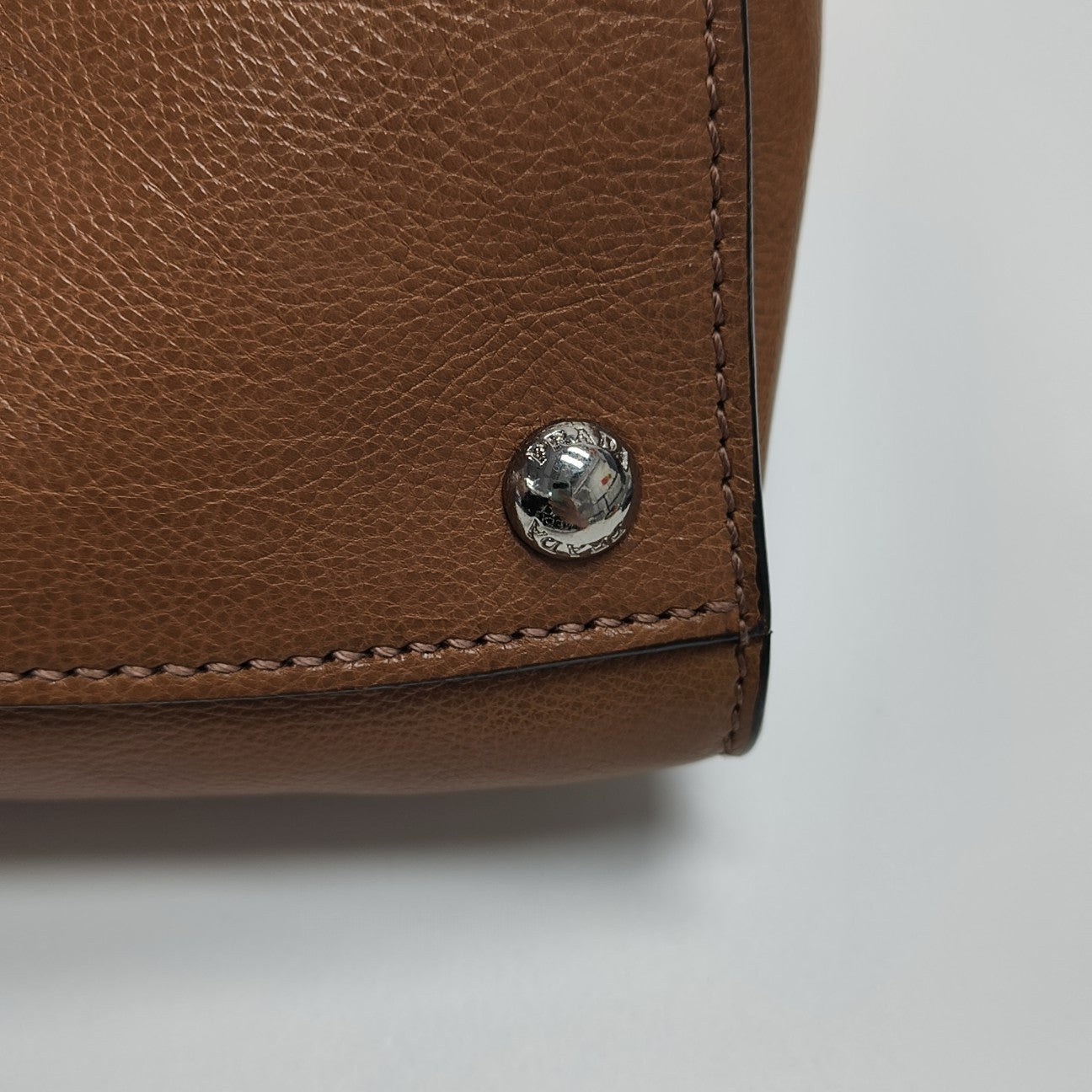 Calfskin Tote Bag Brown