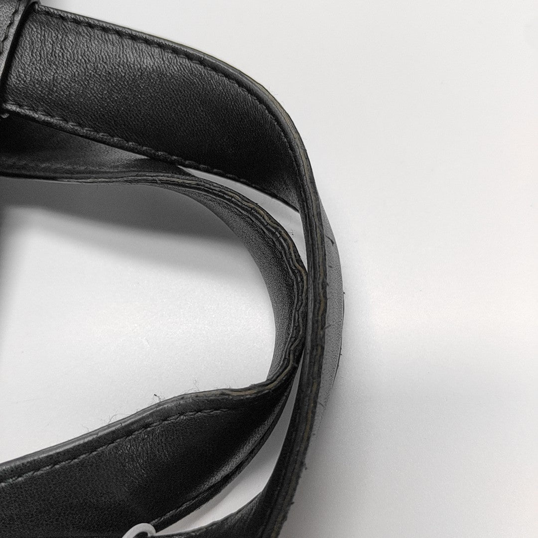 Calfskin Shoulder Bag Black