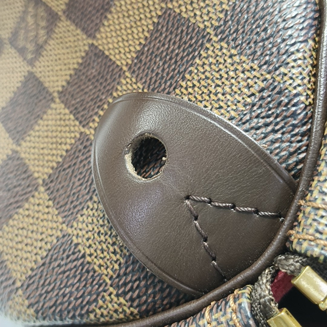 SPEEDY 25 Damier Ebene Coated Canvas Brown