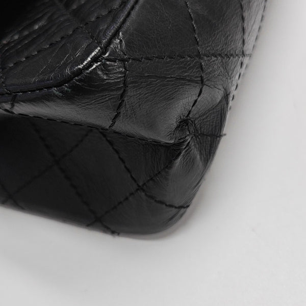 2.55 227 (jumbo) Quilted Vintage Calf Black