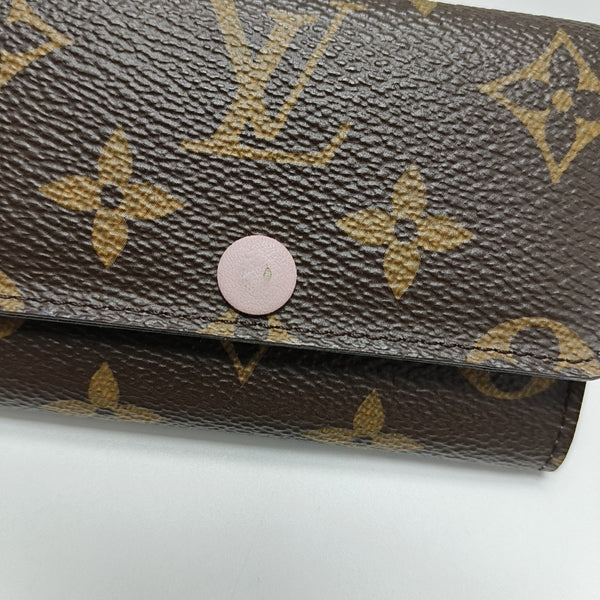 Monogram Coated Canvas Key Pouch Brown