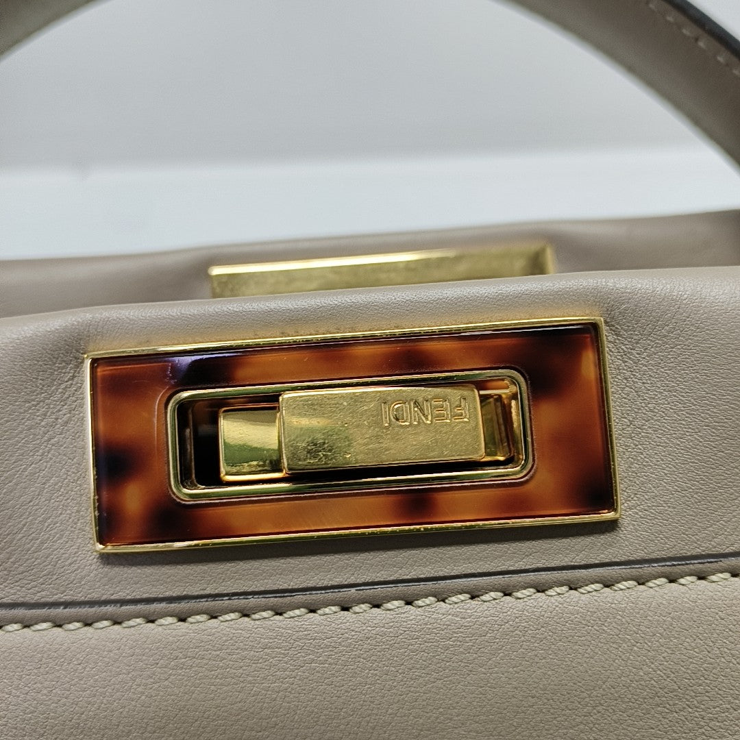 Peekaboo Medium Calfskin Gray