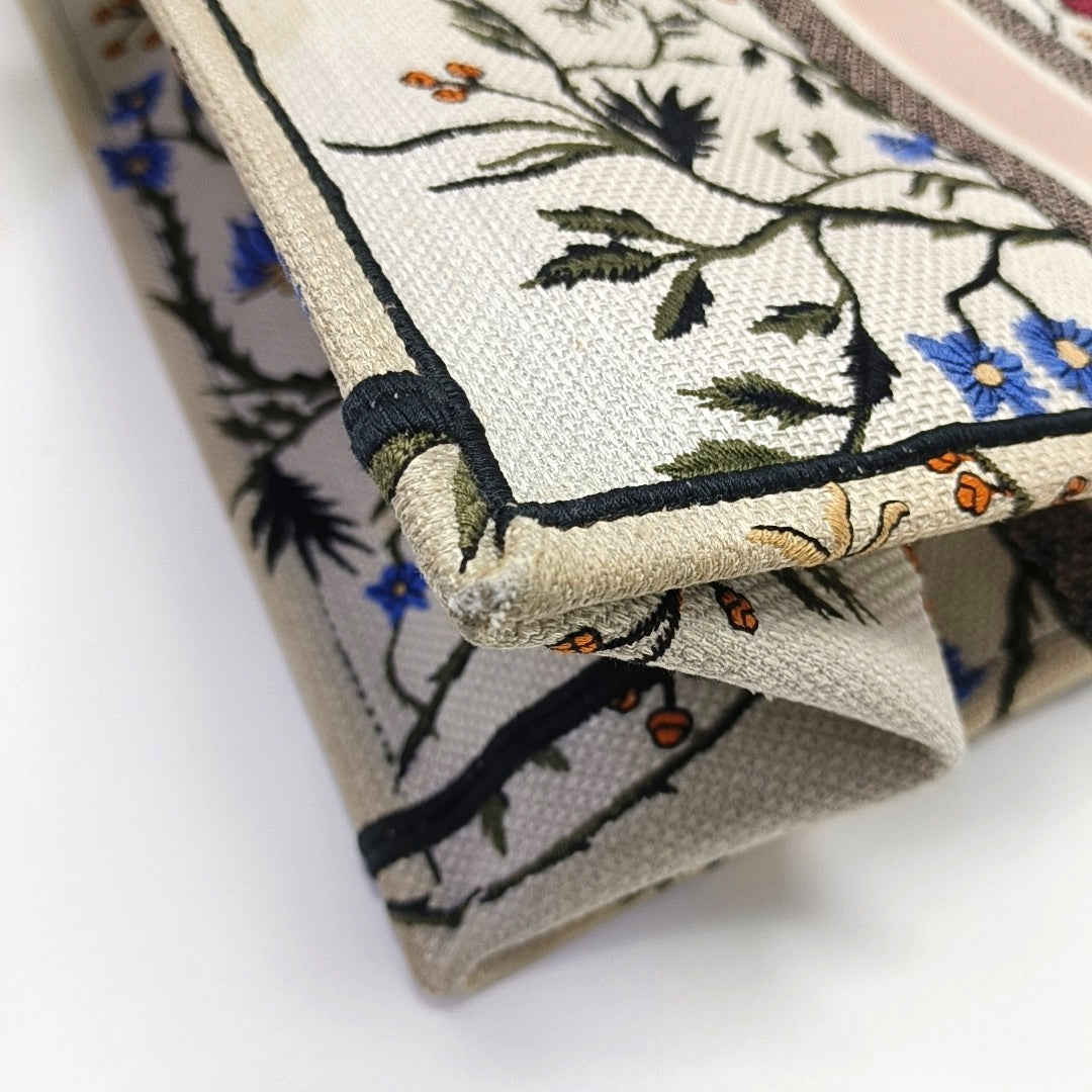 Book Tote Large Canvas Multicolor