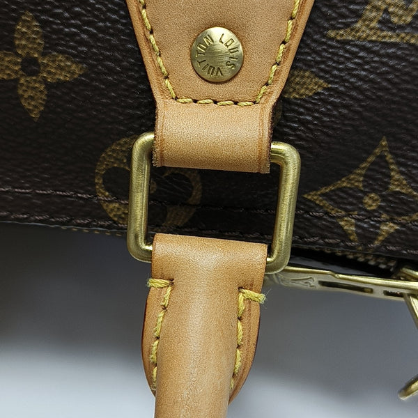 SPEEDY 25 Monogram Coated Canvas Brown