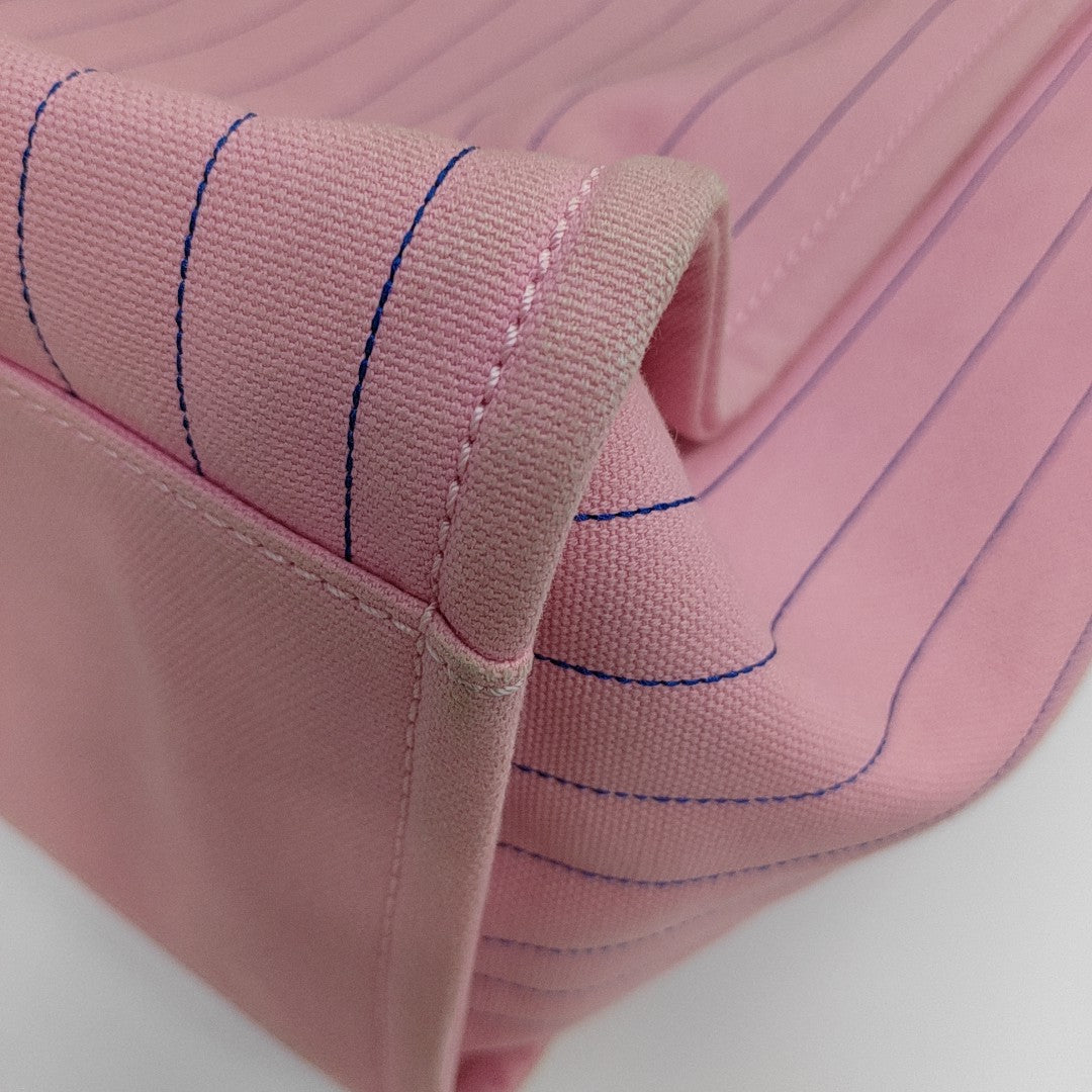 DEAUVILLE Large Quilted Canvas Pink