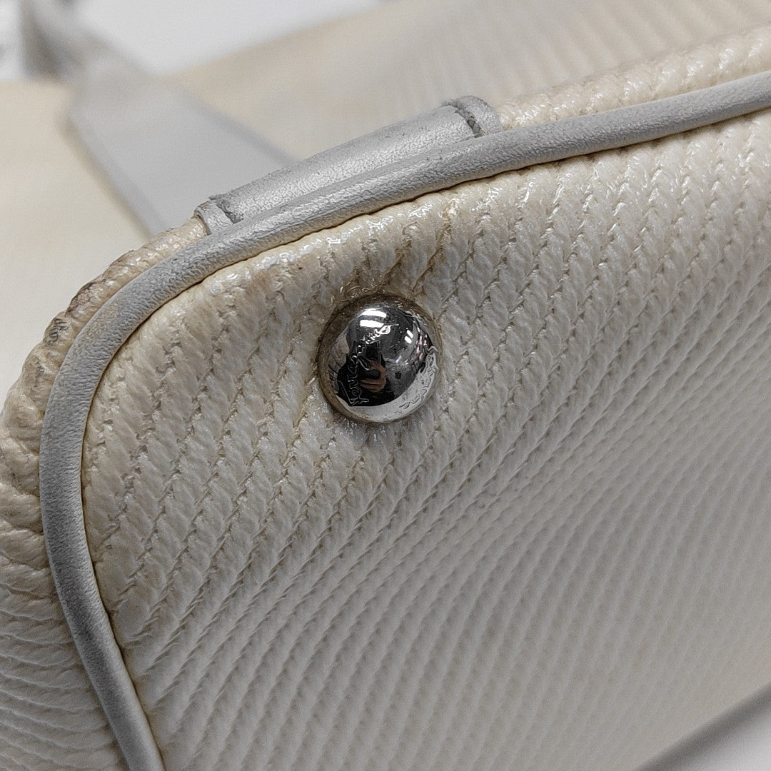Vara Quilted Special Material White