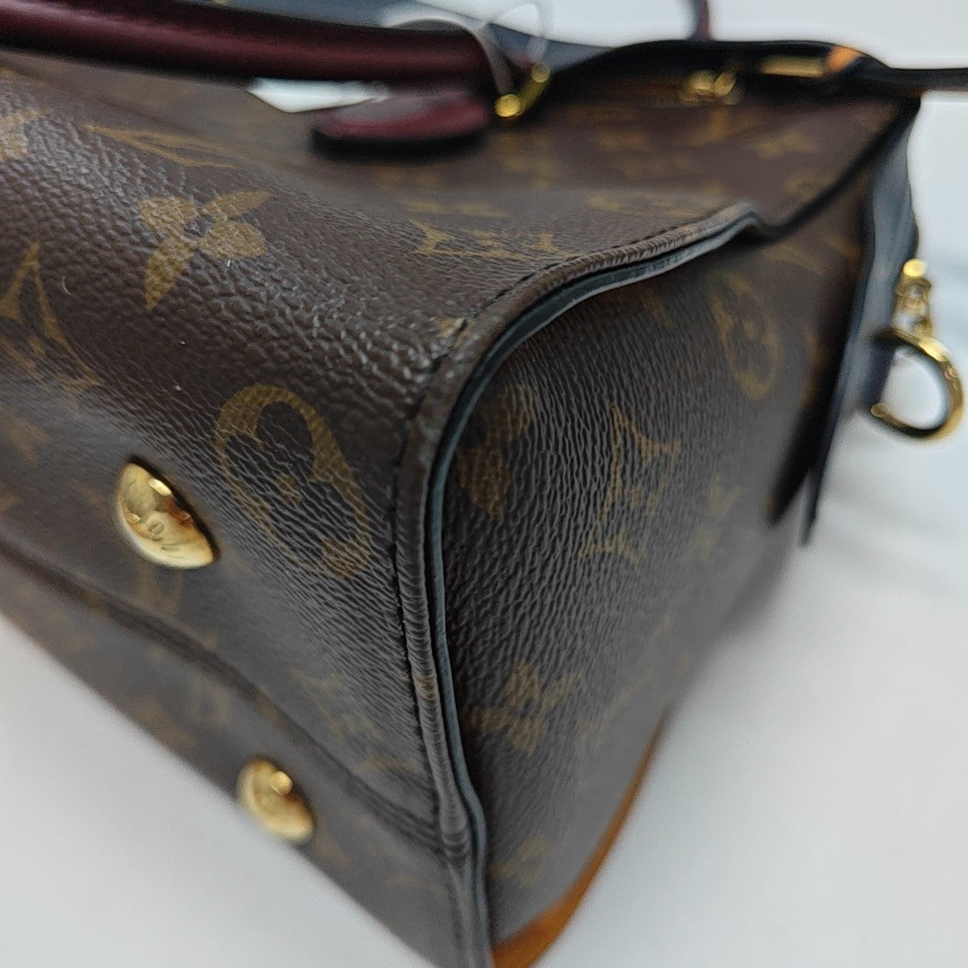 TUILERIES Monogram Coated Canvas Brown