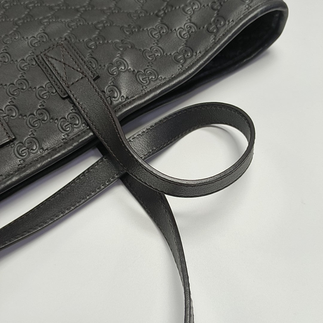 GG Imprime Monogram Calfskin Black